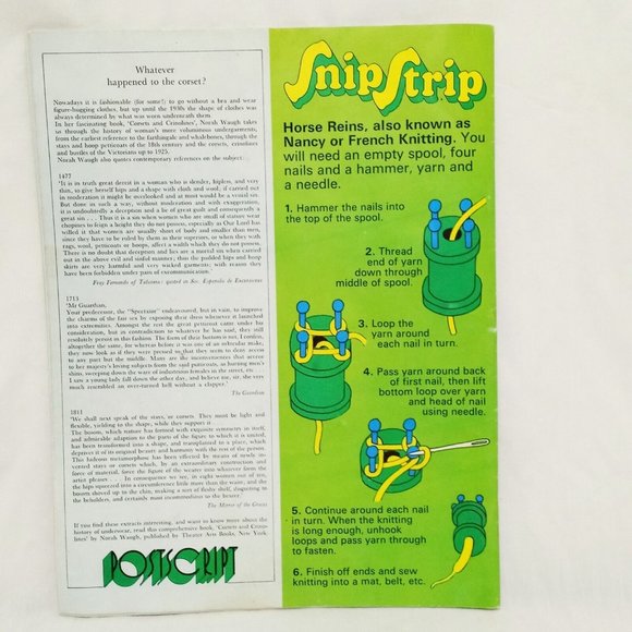 Golden Hands Magazine Machine Knit evening dress Part 13 Vol 1 Guide 70s - Picture 2 of 10